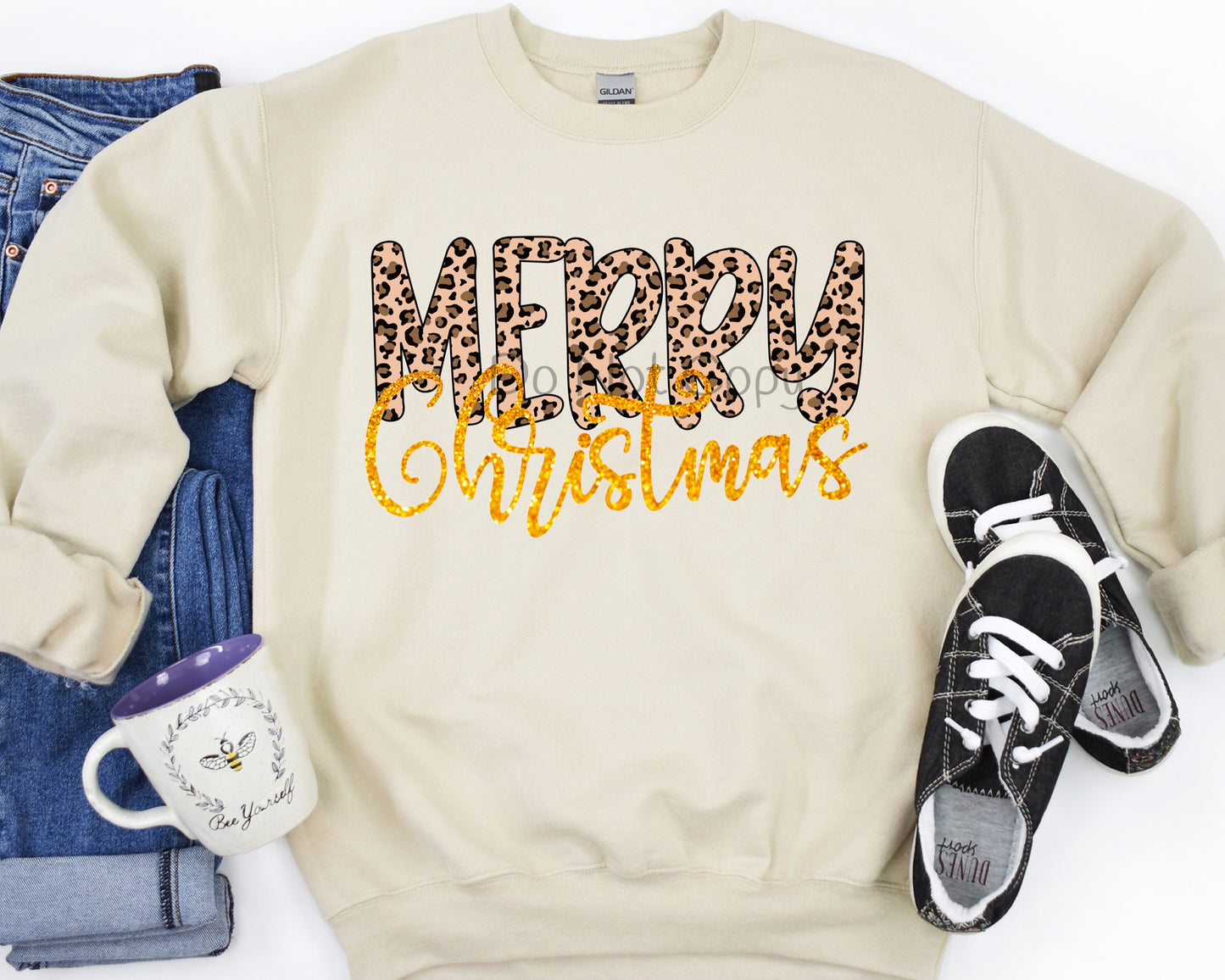 Merry Christmas cheetah -DTF