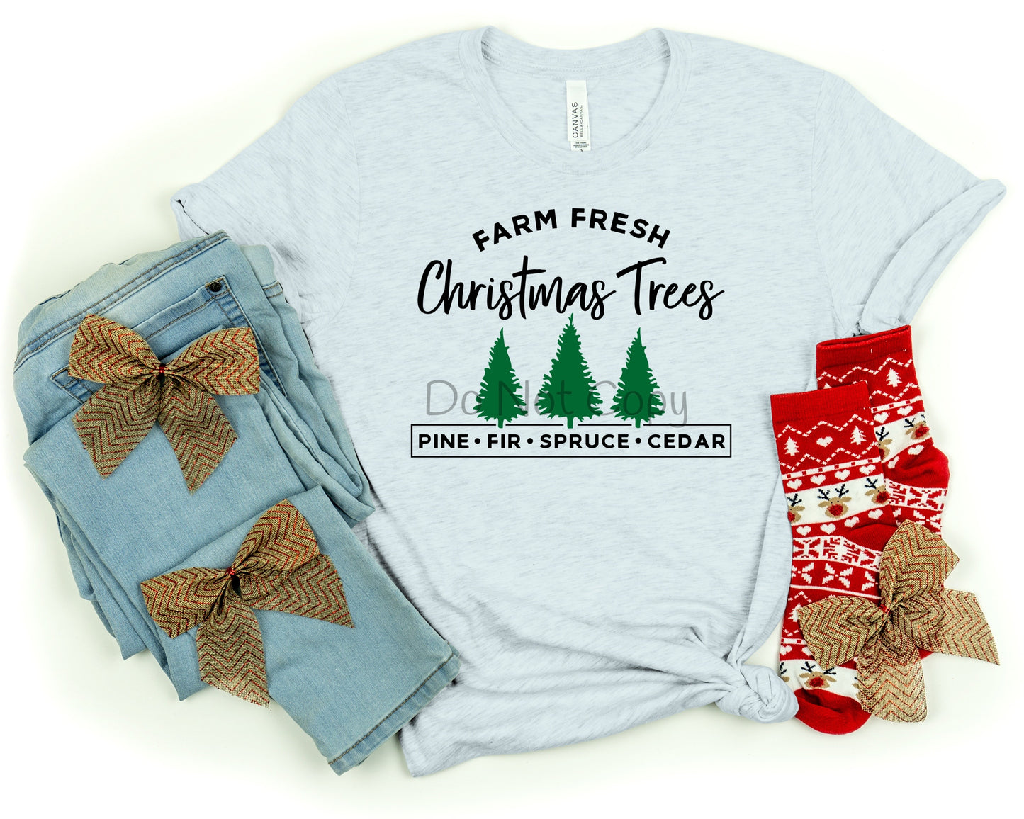 Farm fresh Christmas trees-DTF