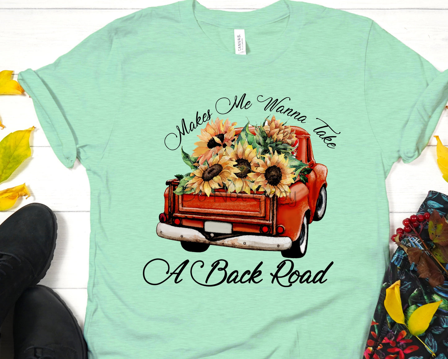 Makes me wanna take a back road-DTF
