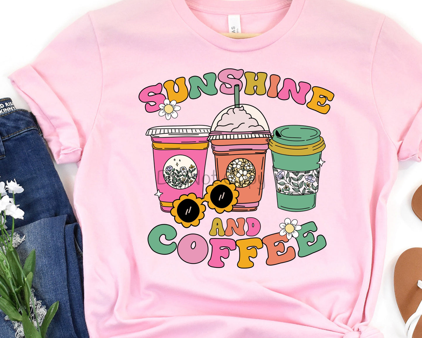 Sunshine and coffee-DTF
