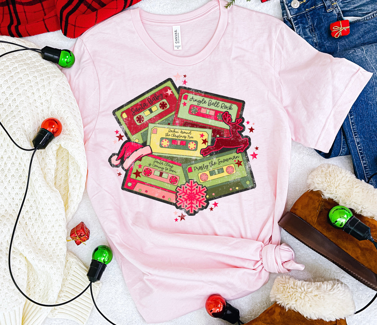 Christmas cassettes -DTF