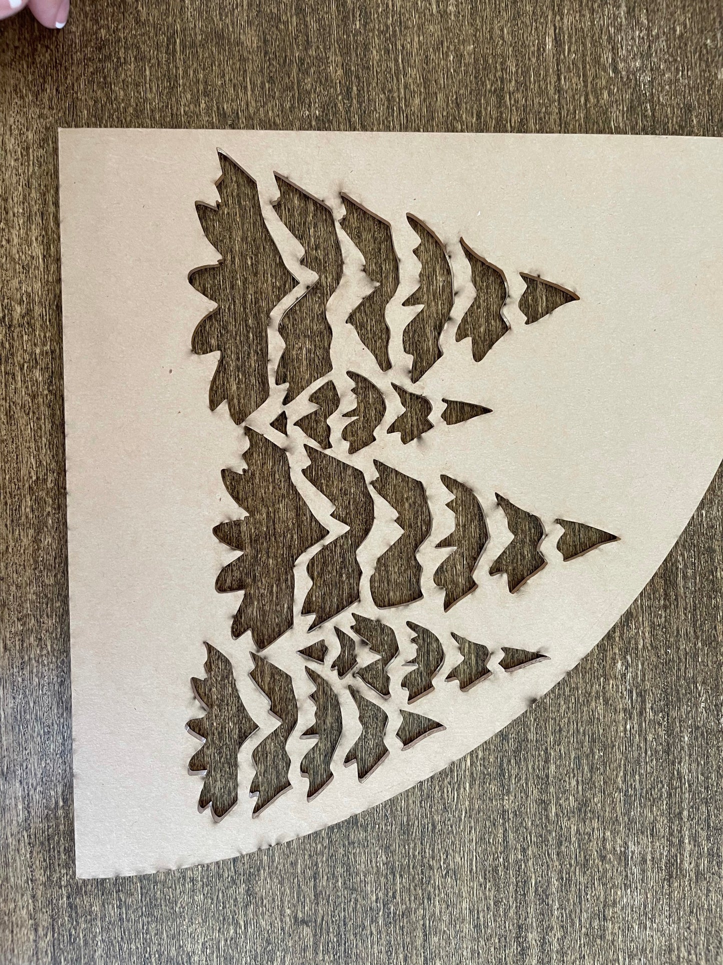 Multiple trees Sleeve Stencil