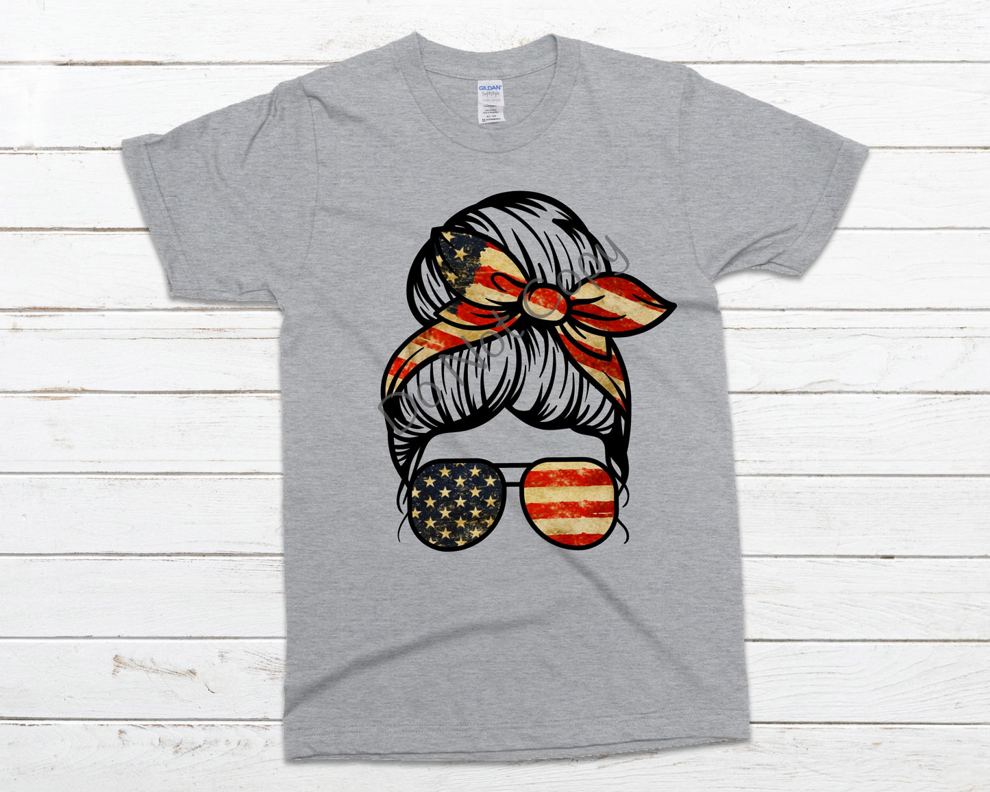 Custom Messy Bun -DTF