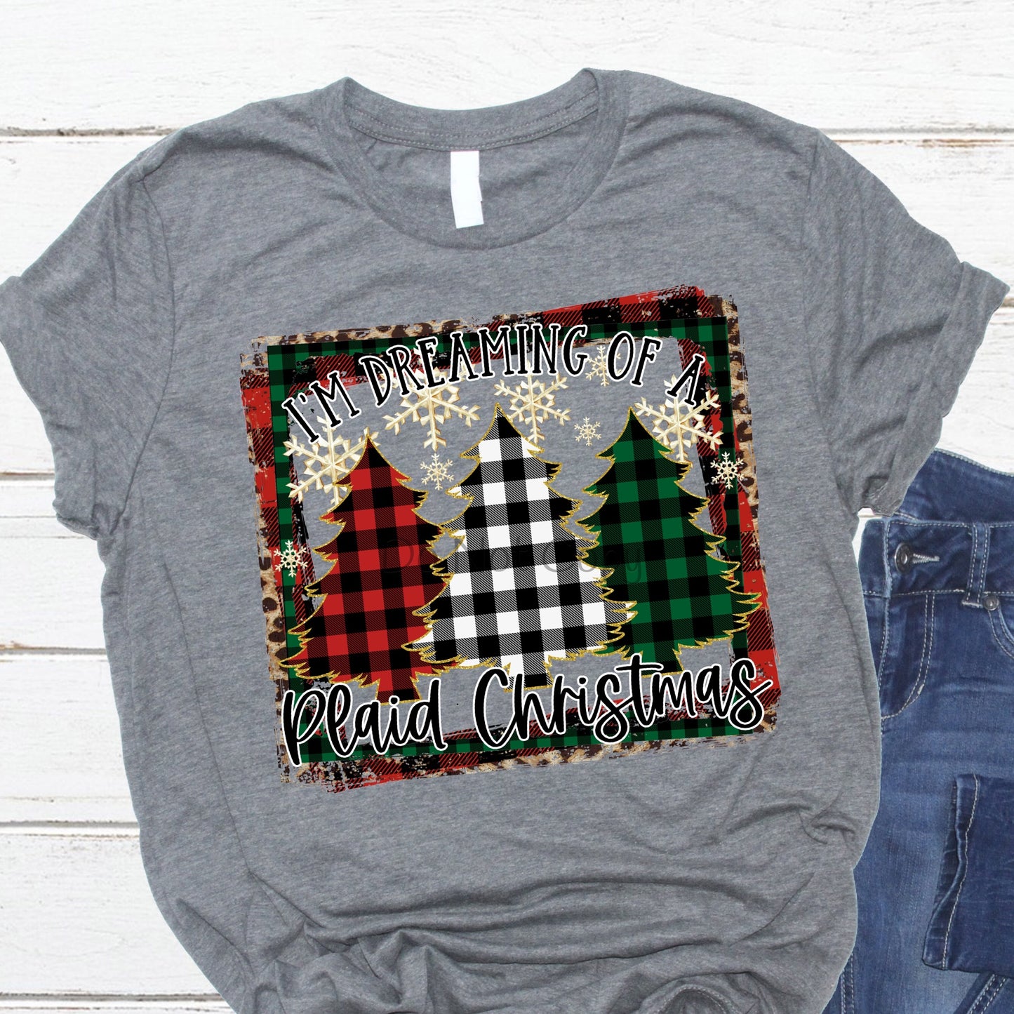 I’m dreaming of a plaid Christmas-DTF