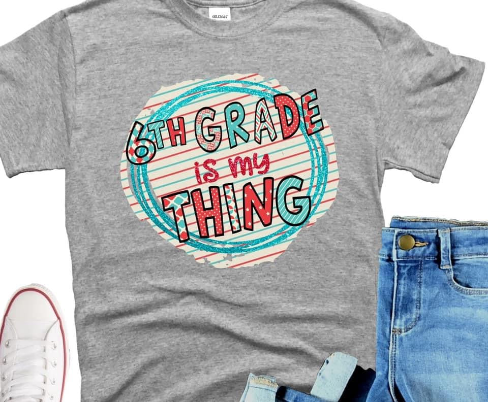 Sixth grade is my thing with lines -DTF
