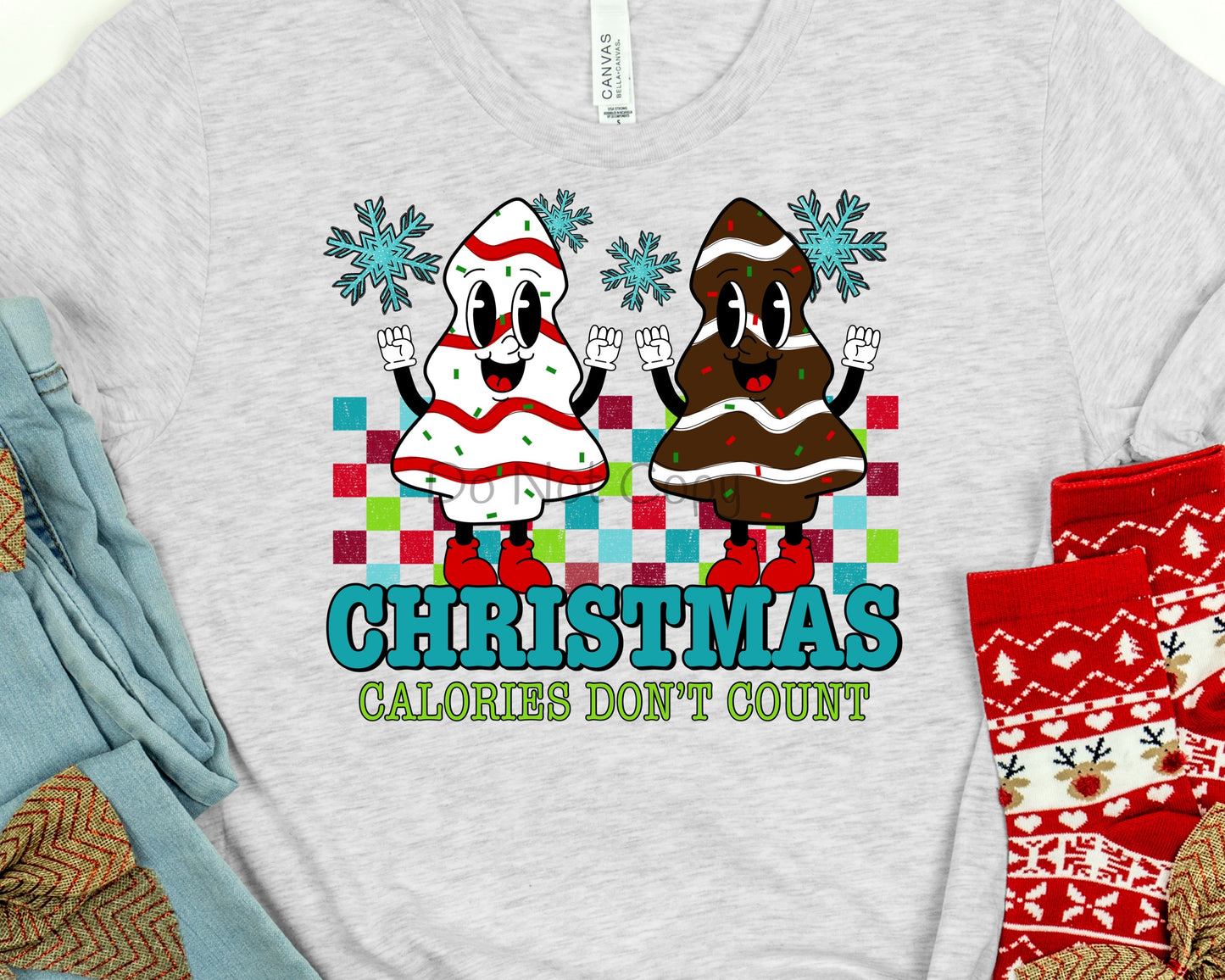 Christmas calories don’t count christmas cakes-DTF