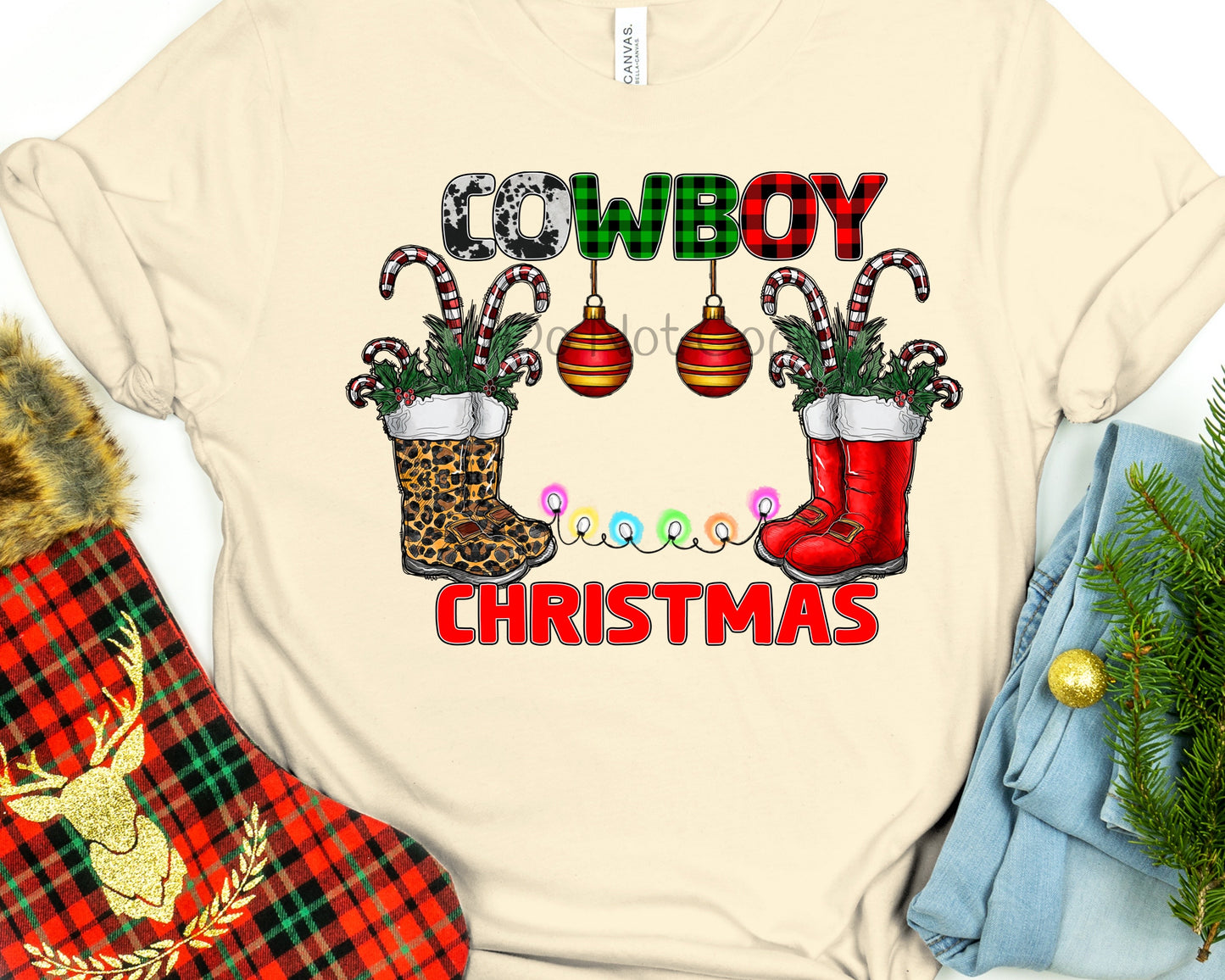 Cowboy Christmas-DTF