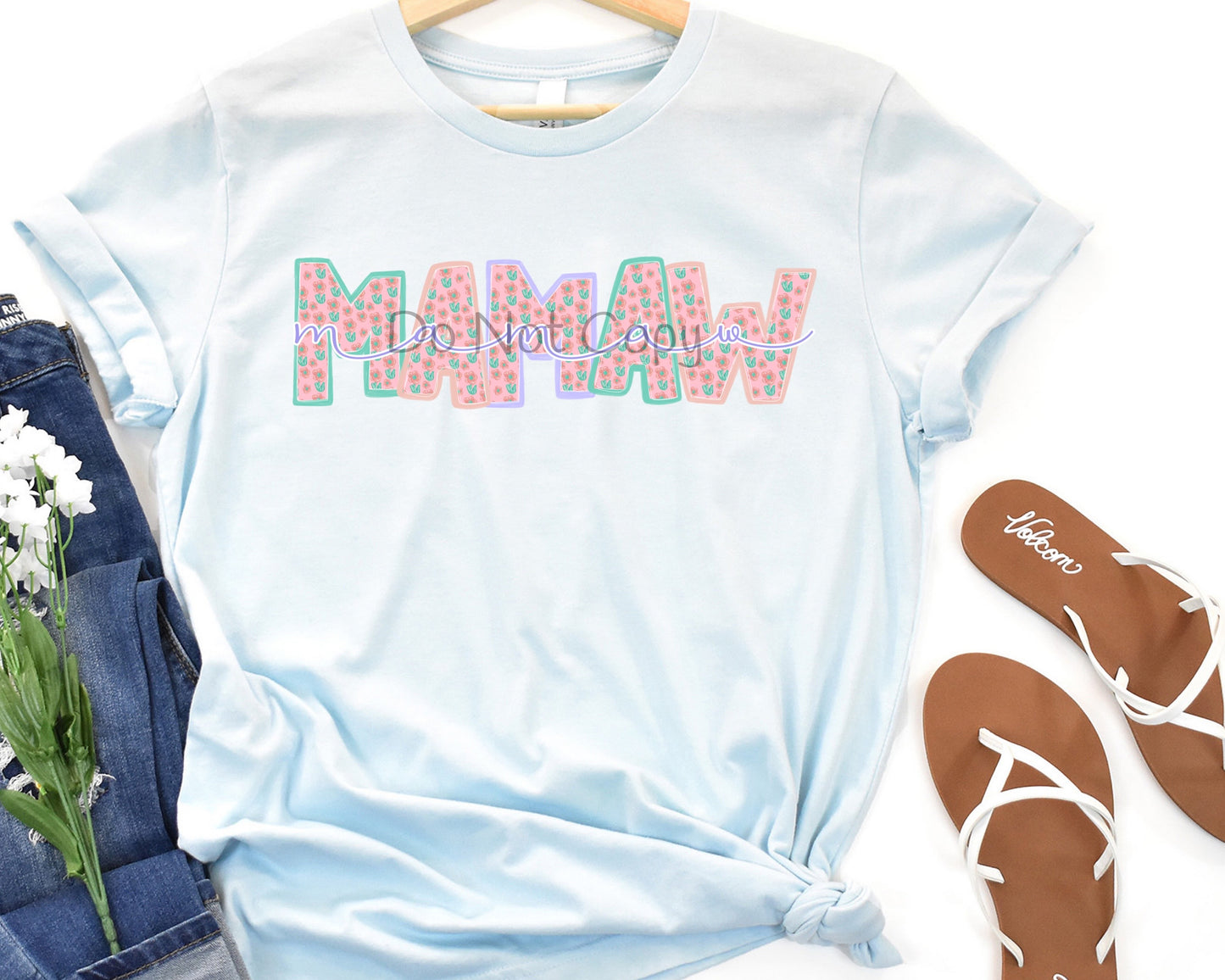Sweet floral Mamaw-DTF