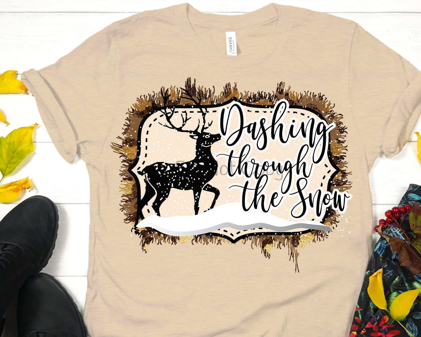 Dashing through the snow-DTF