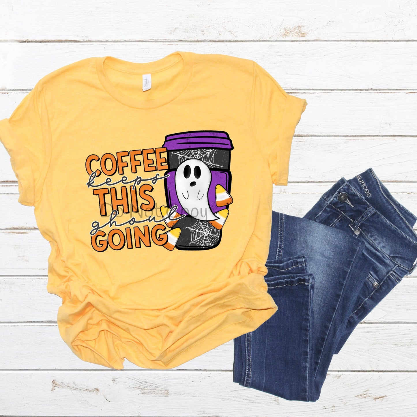 Coffee keeps this ghoul going-DTF