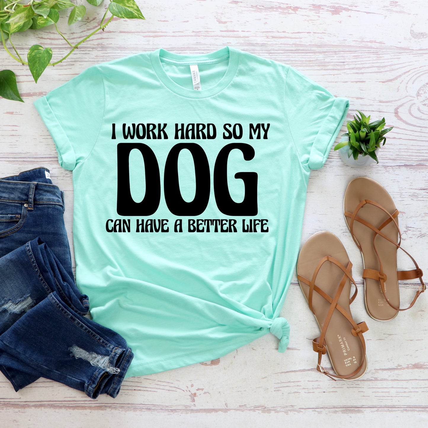 I work hard so my dog-DTF