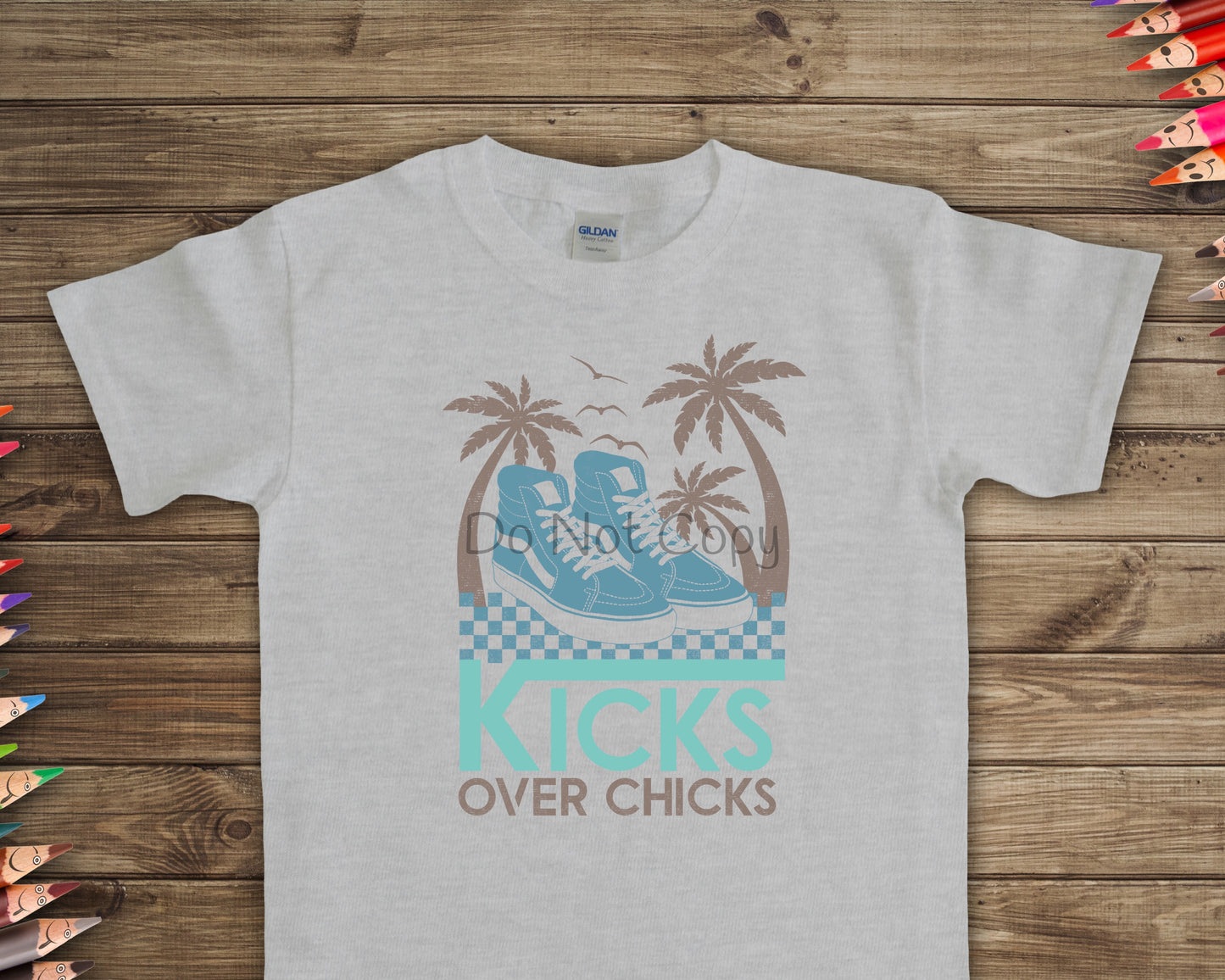 Kicks over chicks color-DTF