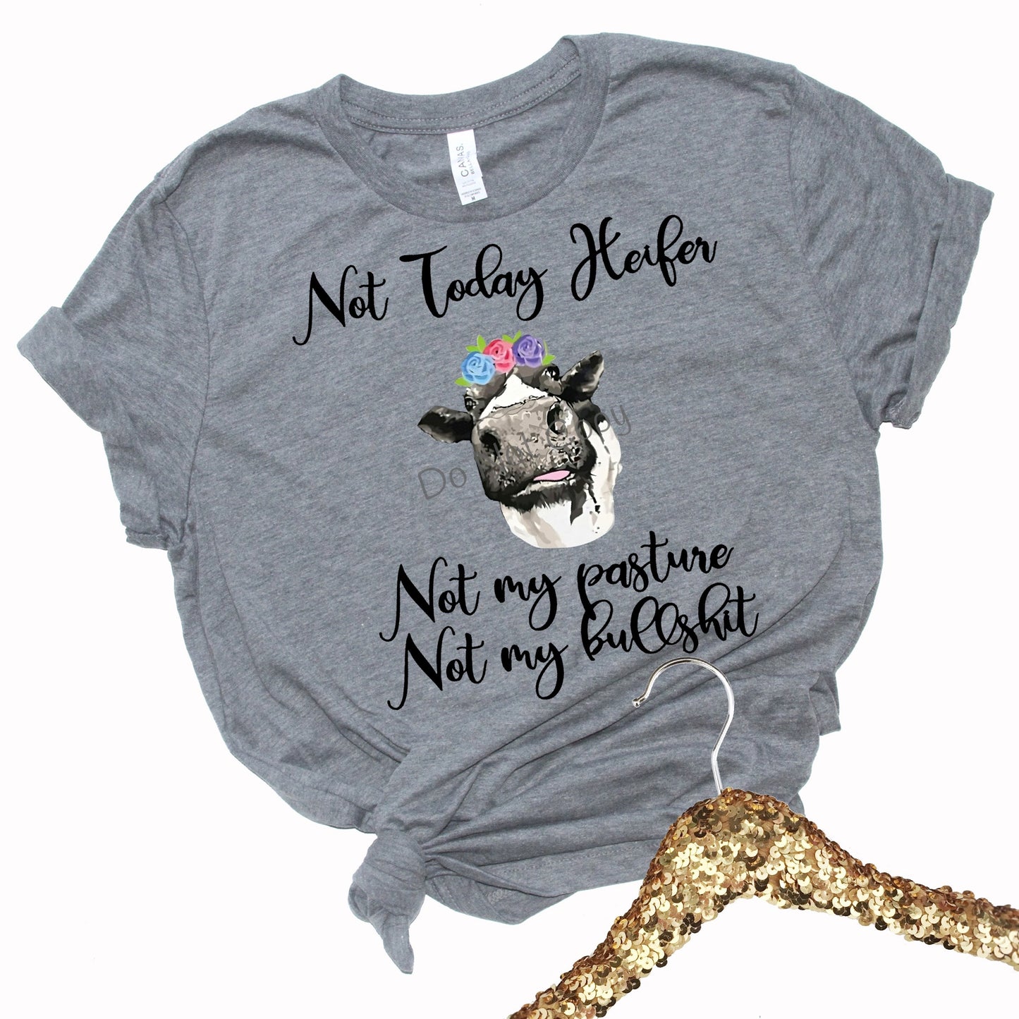 Not today heifer not my pasture not my bullsh*t-DTF