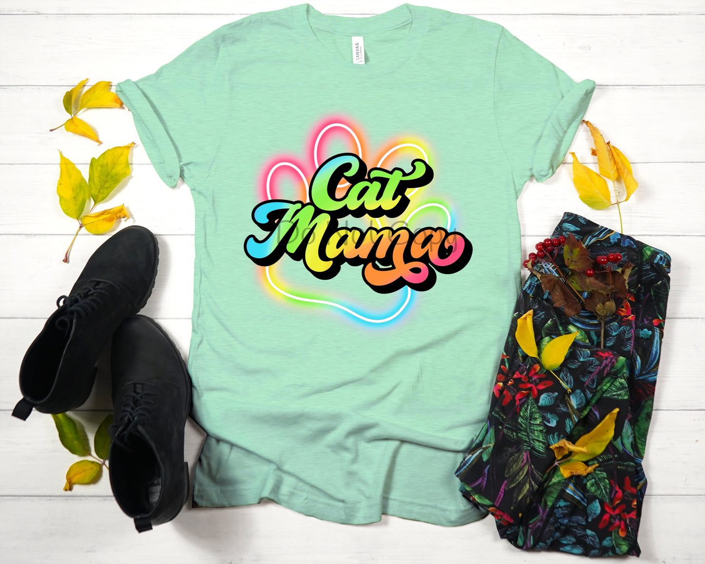 Cat Mama neon-DTF