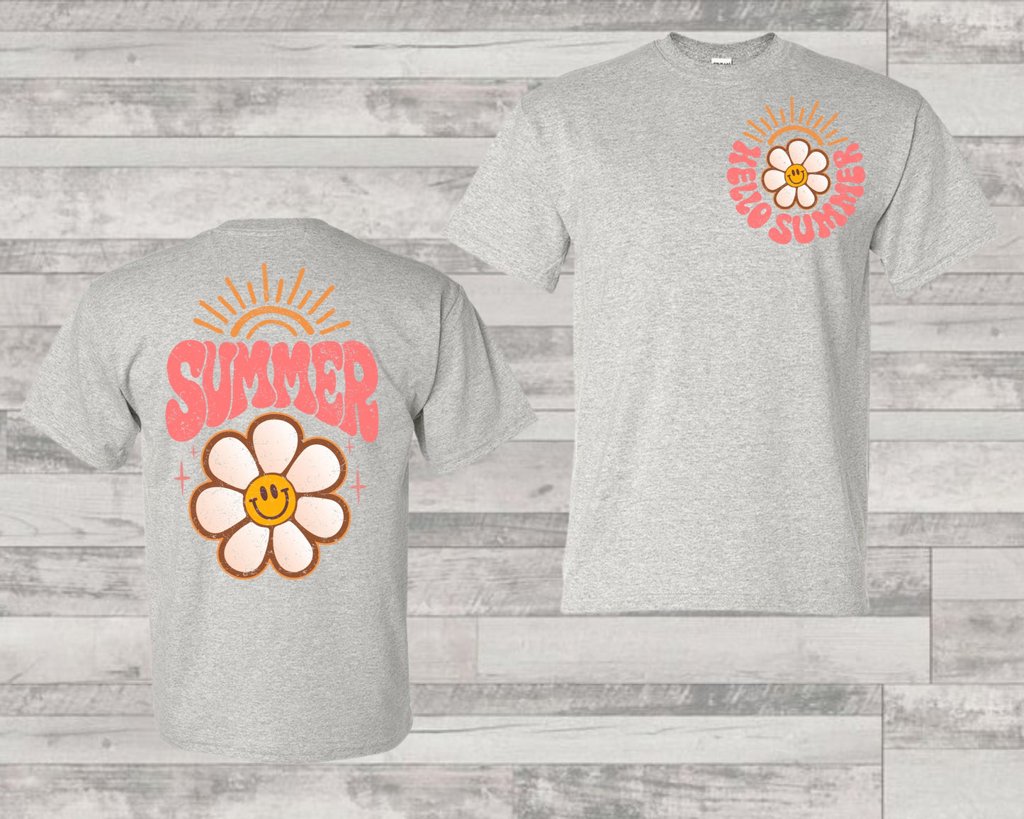 Summer Flower (Back) - DTF