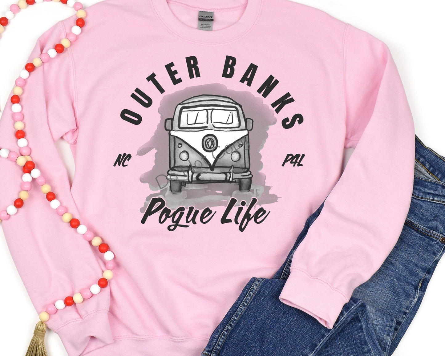 Outer banks Pogue life black/grey-DTF