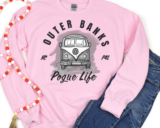 Outer banks Pogue life black/grey-DTF