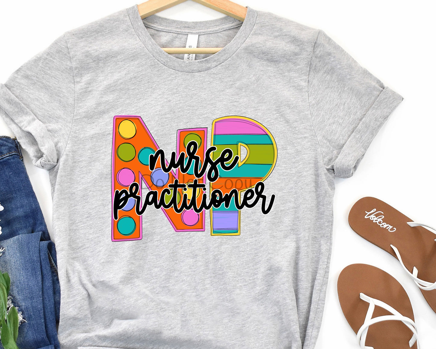 Funky block occupation nurse practitioner-DTF
