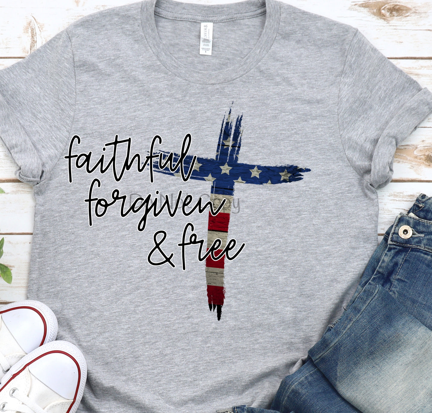 Faithful forgiven & free-DTF