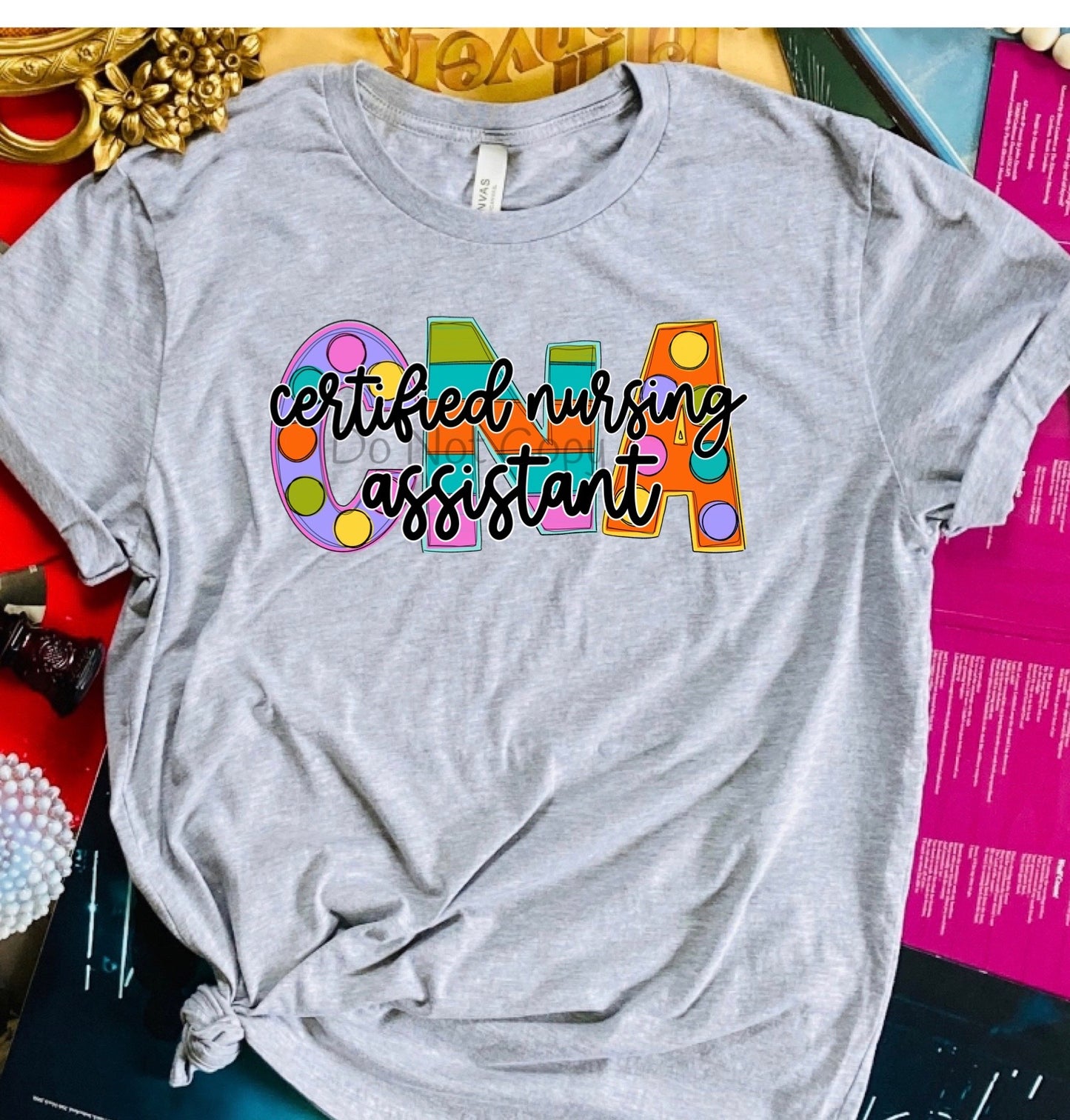Funky block occupation certified nurse assistant-DTF