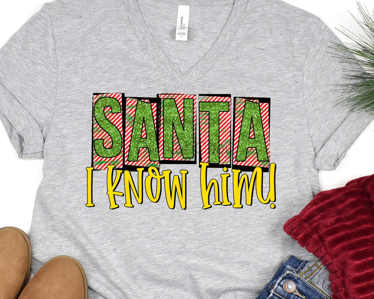 Santa I know him!-DTF