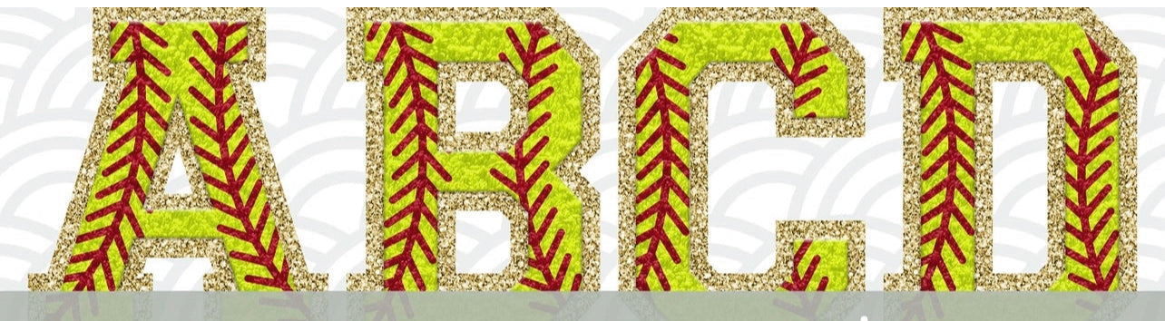 CUSTOM Chenille Letters & Numbers-DTF