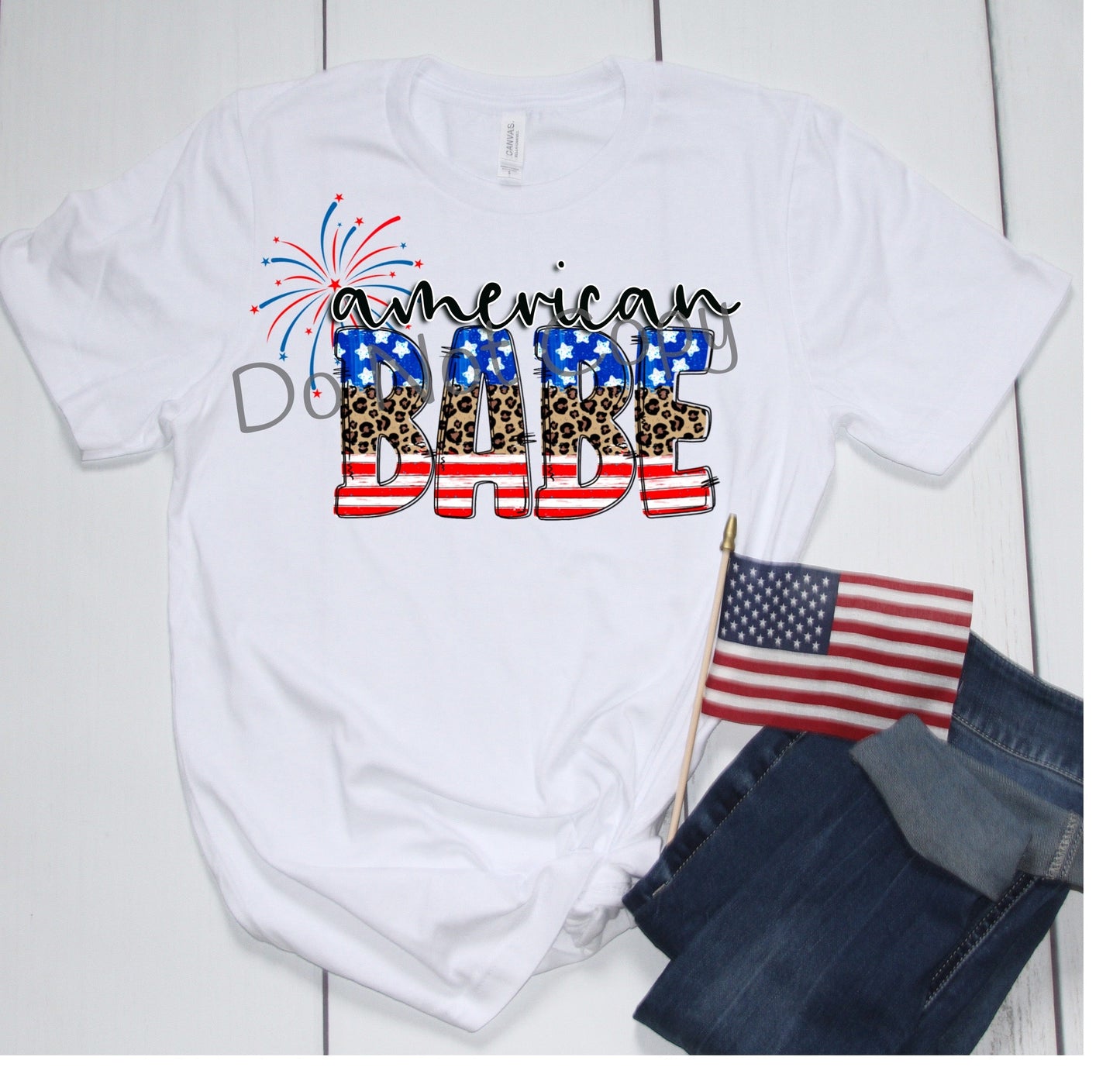 American babe firework-DTF