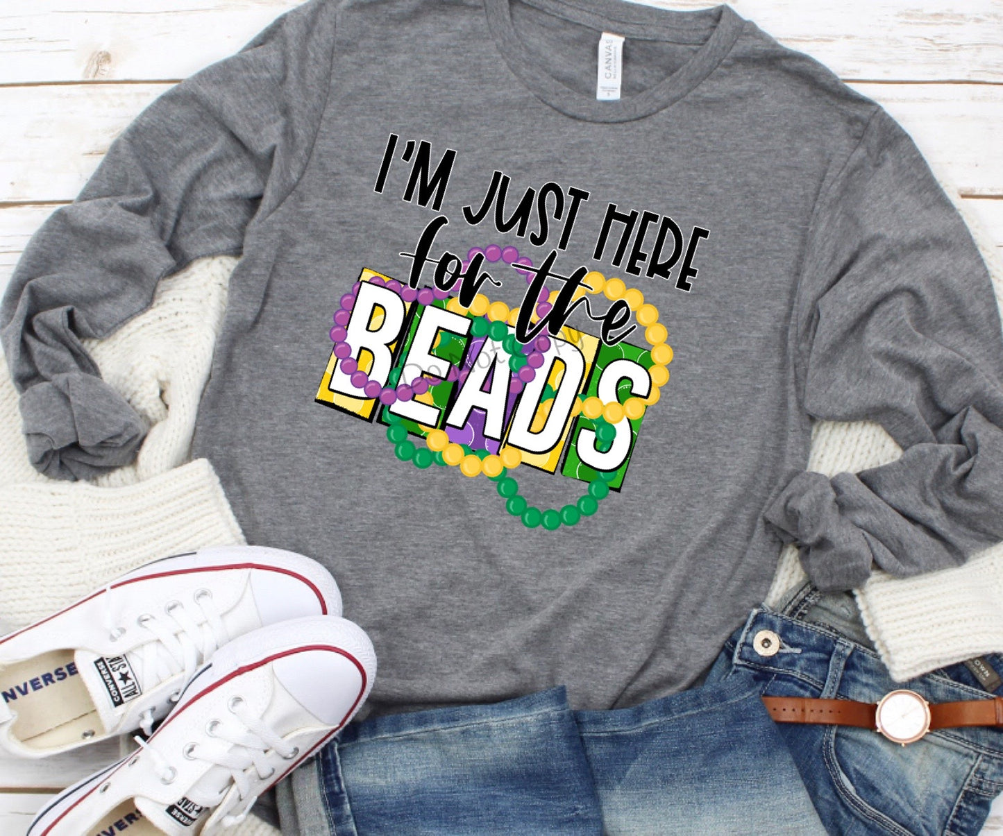 I’m just here for the beads-DTF