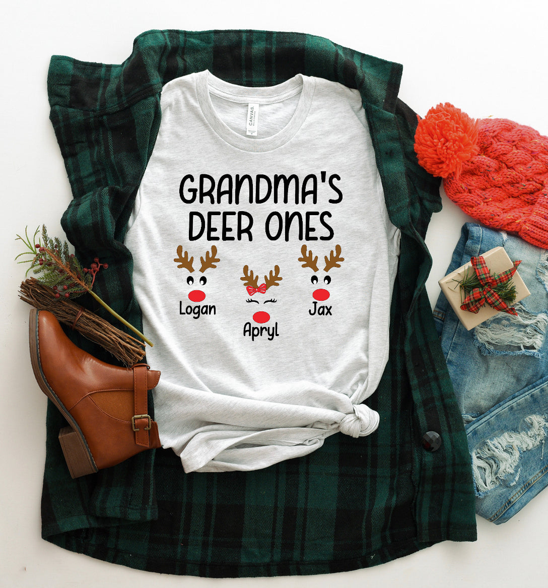 Deer ones with Grandparent name -DTF