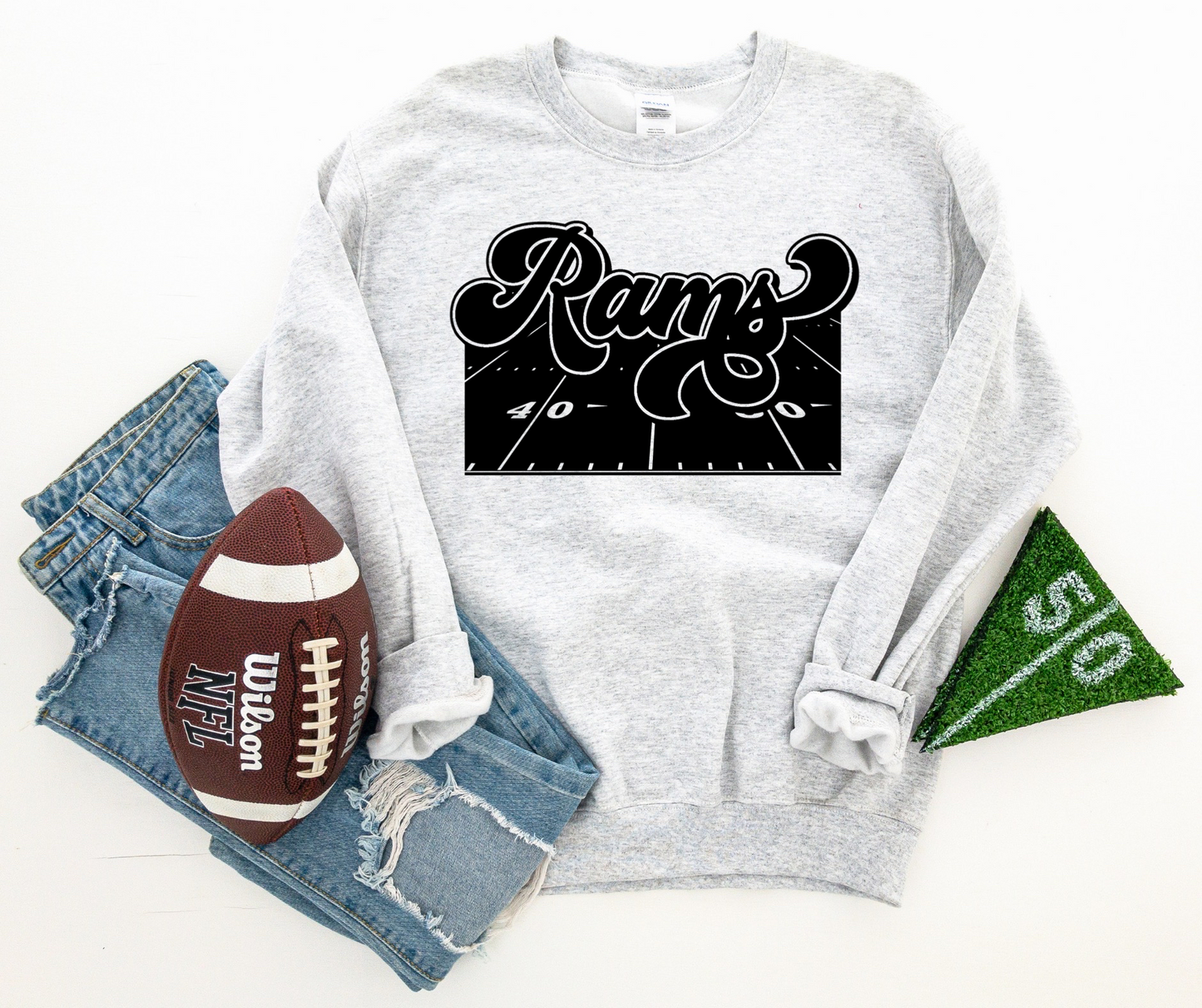Rams on a field -DTF