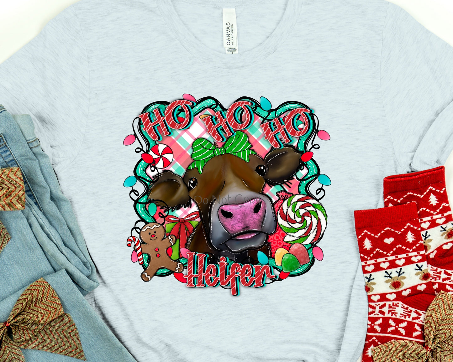 Ho Ho Ho heifer- DTF