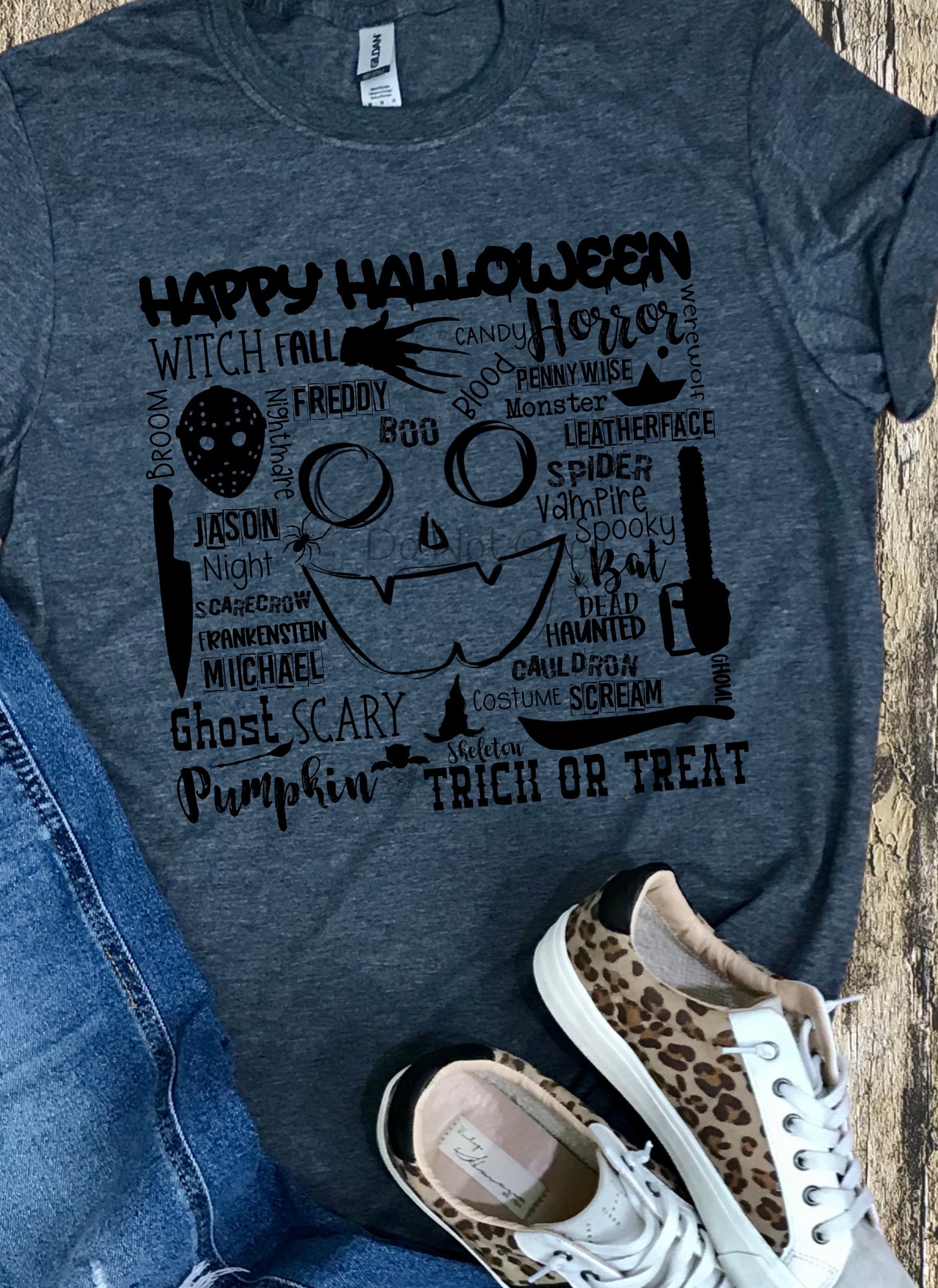 Happy Halloween witch horror-DTF