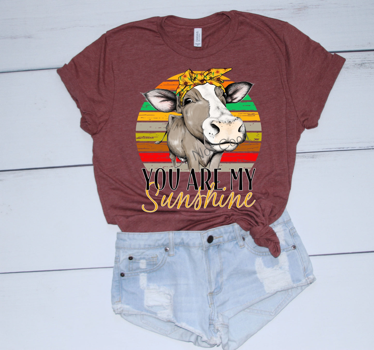 You are my sunshine cow-DTF