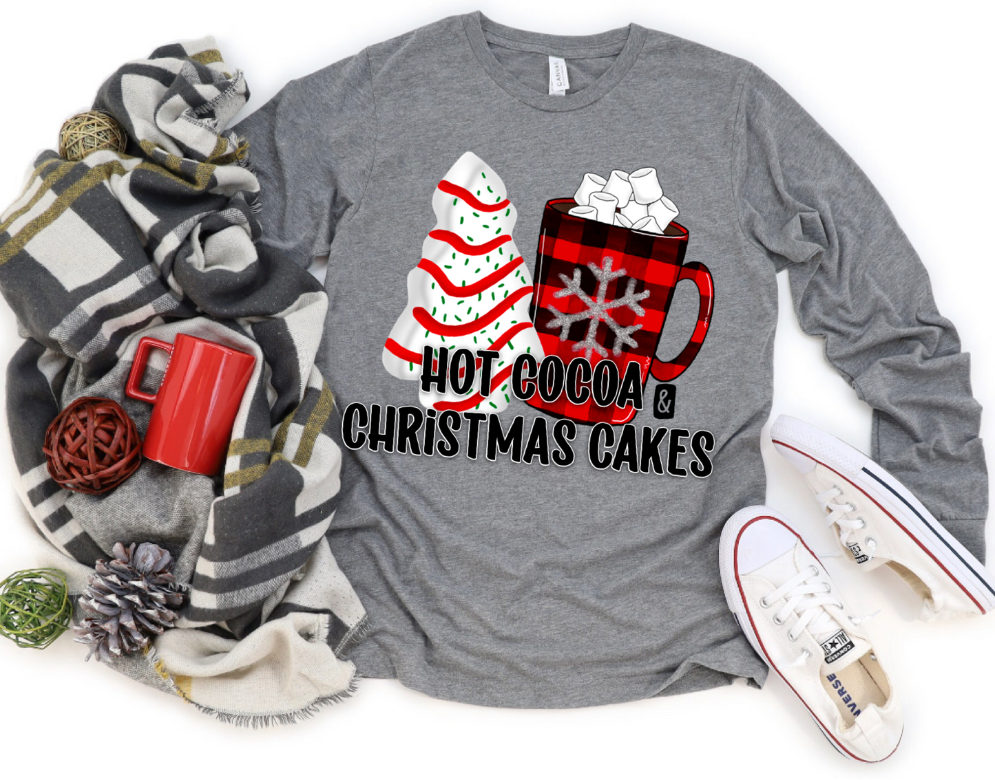 Hot cocoa and Christmas cakes - DTF