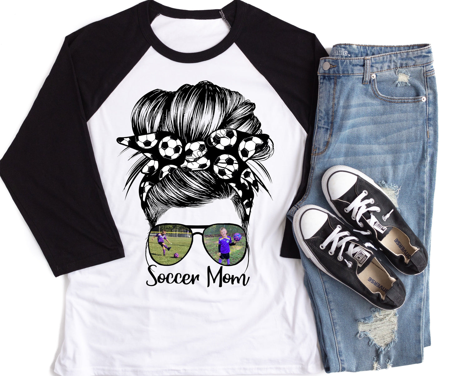 Custom Messy Bun -DTF