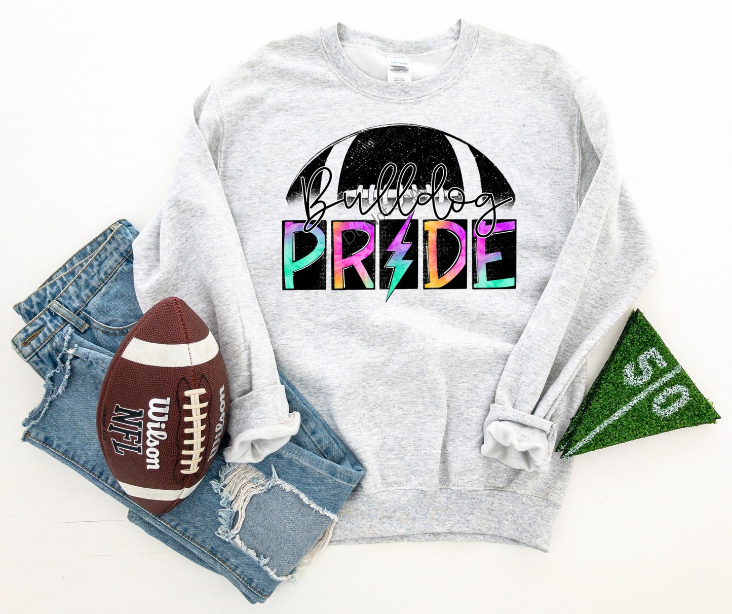 Bulldog pride football -DTF