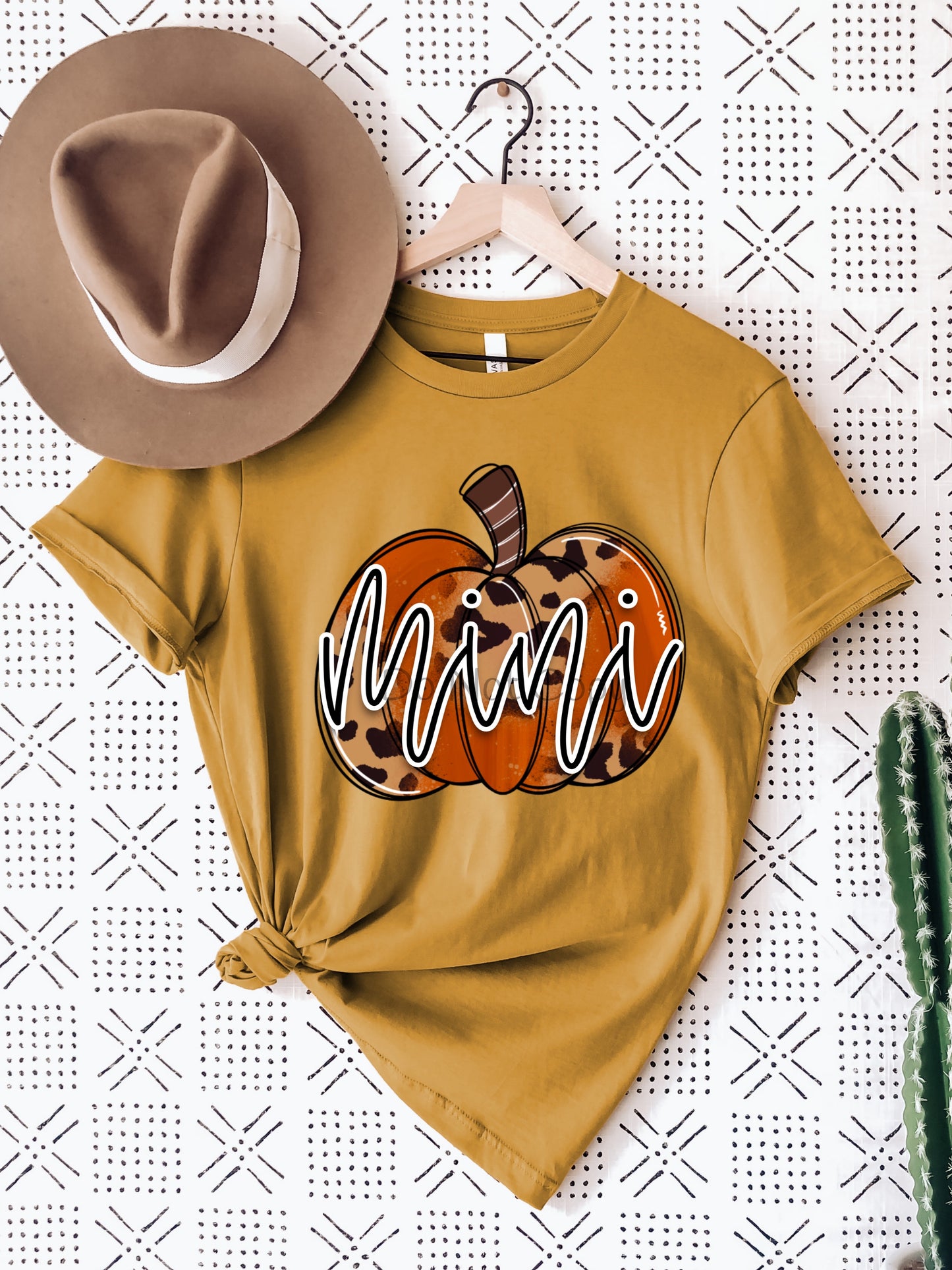 Mini italics leopard pumpkin-DTF