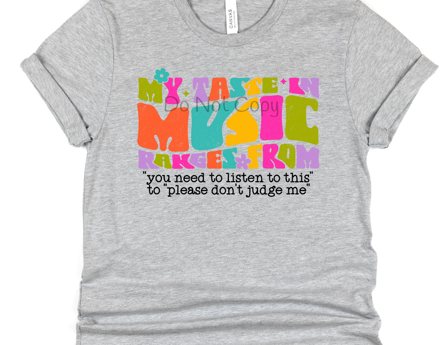 My take in music ranges-DTF