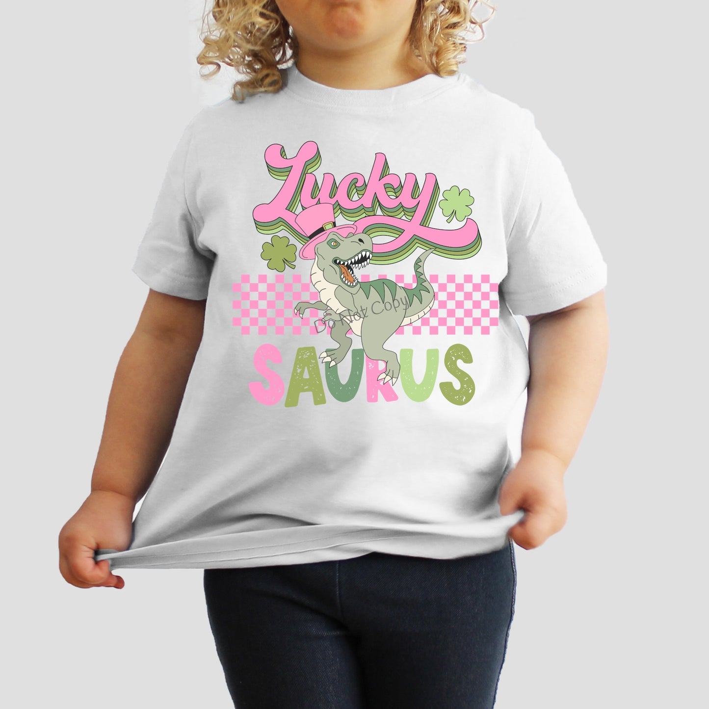 Lucky saurus girl-DTF