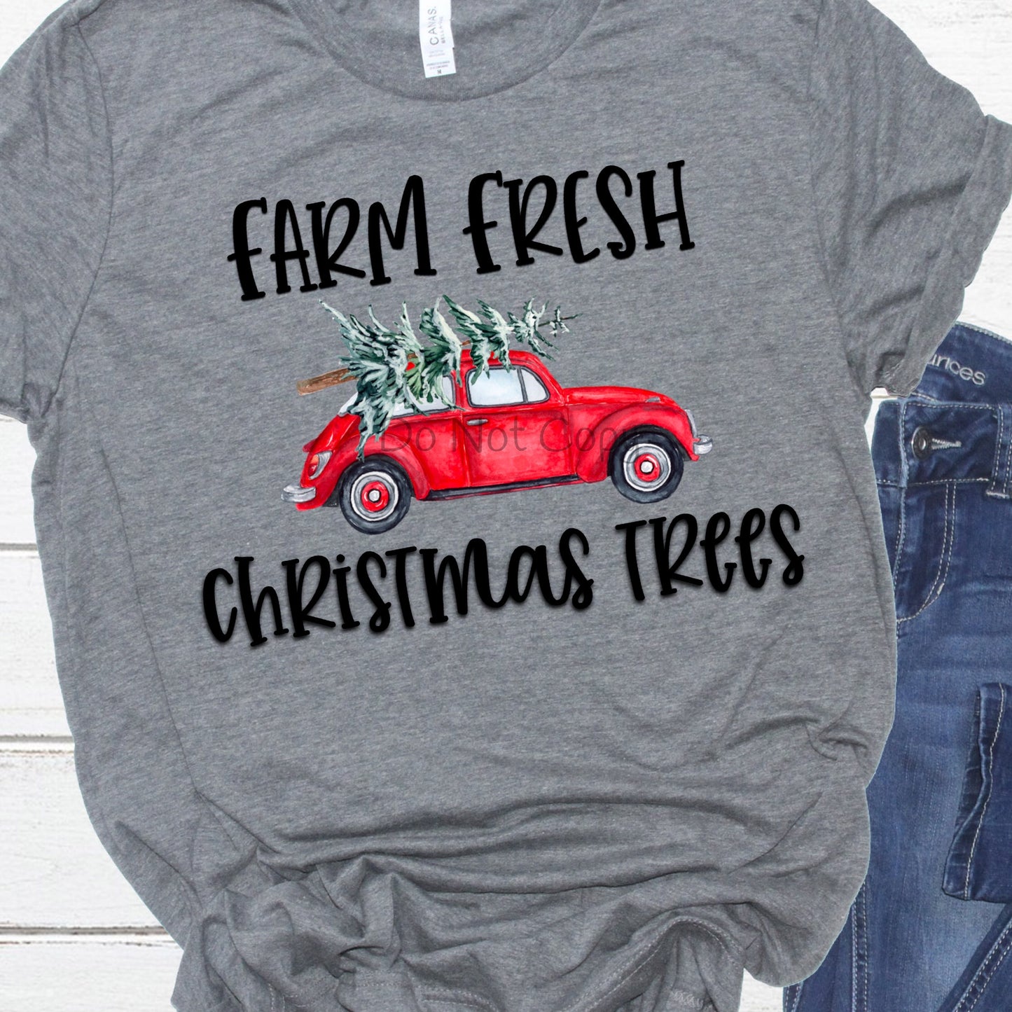 Farm fresh trees VW-DTF