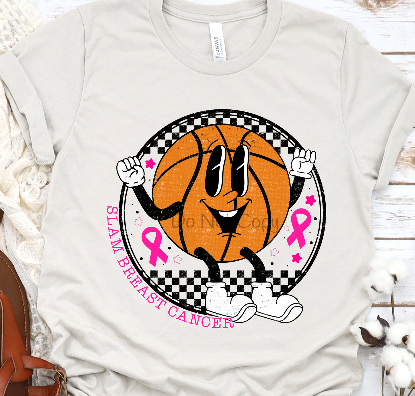 Slam breast cancer basketball-DTF