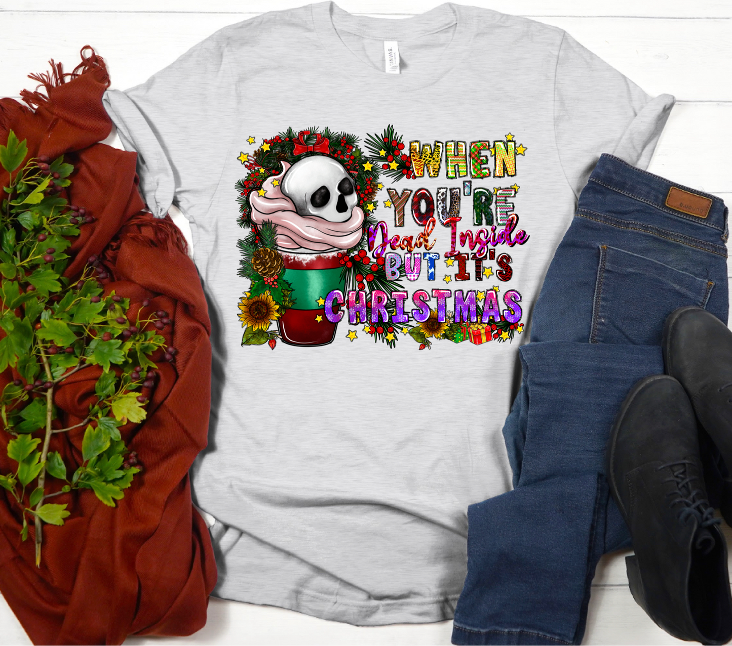 When you’re dead inside but it’s Christmas -DTF