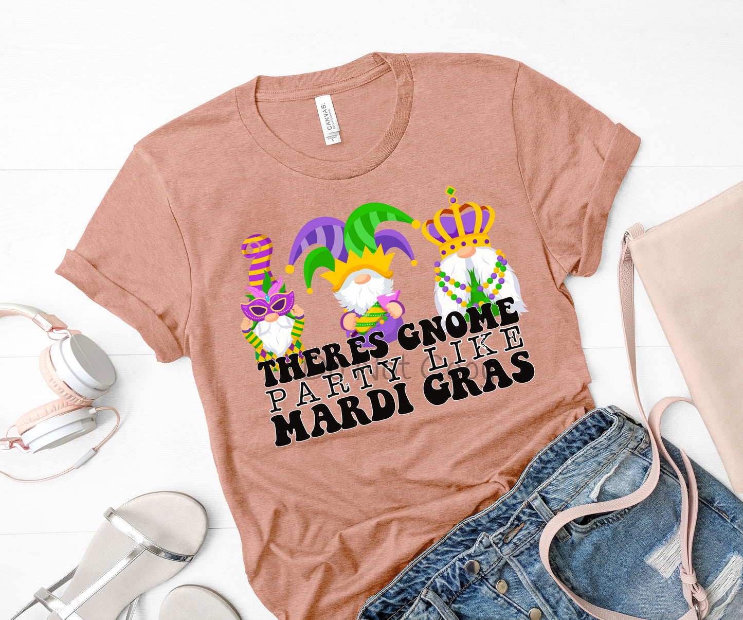 There’s gnome party like Mardi Gras-DTF