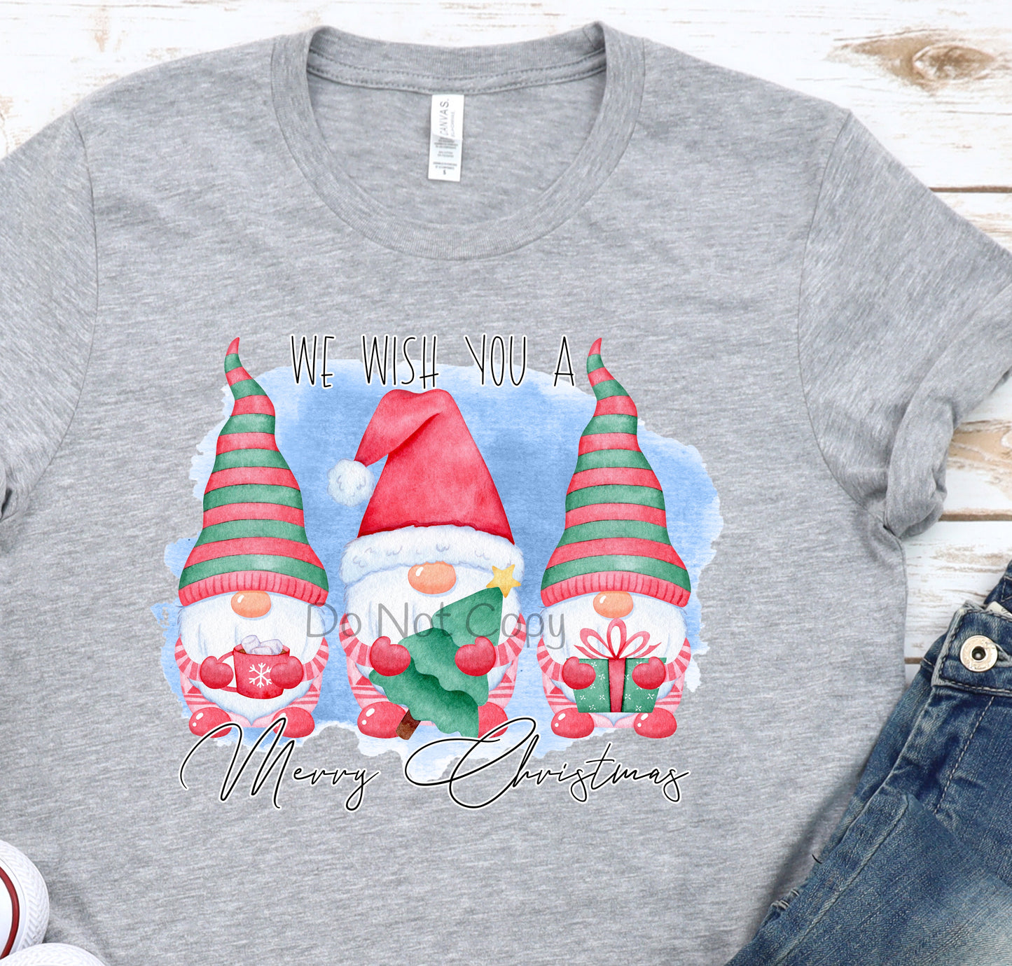 We wish you a merry Christmas gnomes-DTF