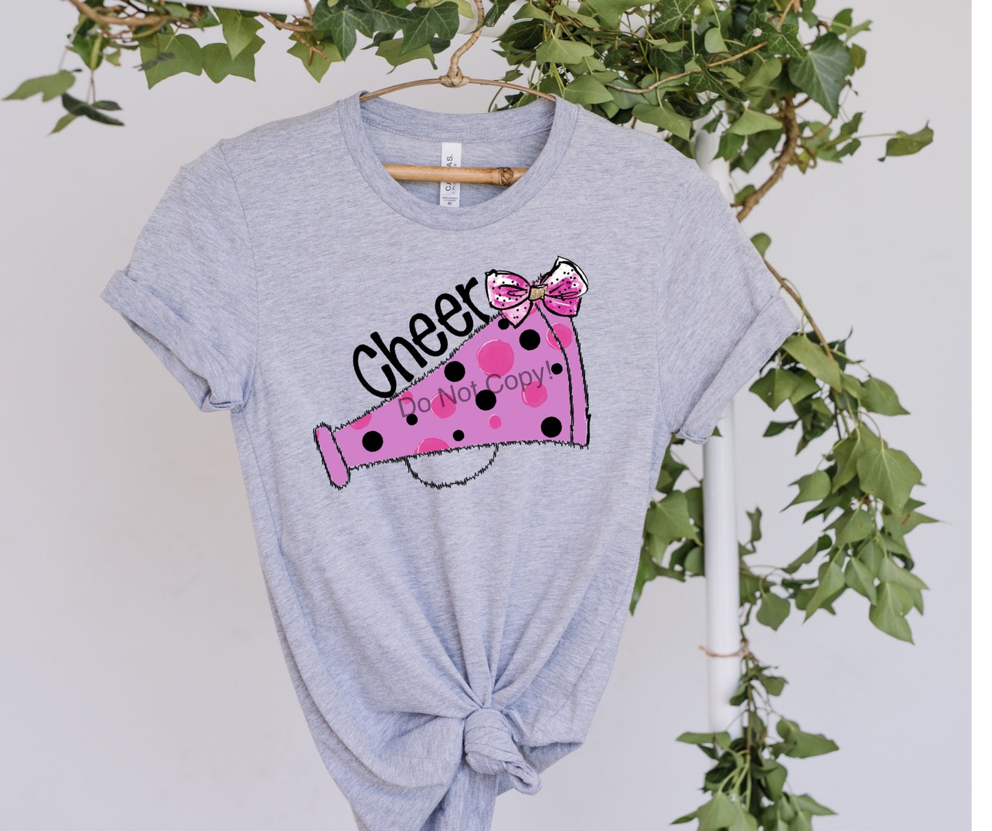 Cheer Pink Megaphone -DTF