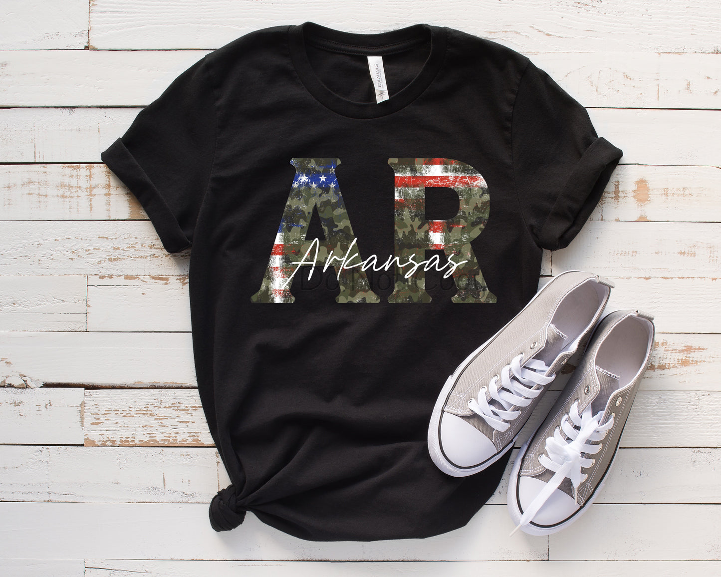 AR Arkansas camo flag-DTF