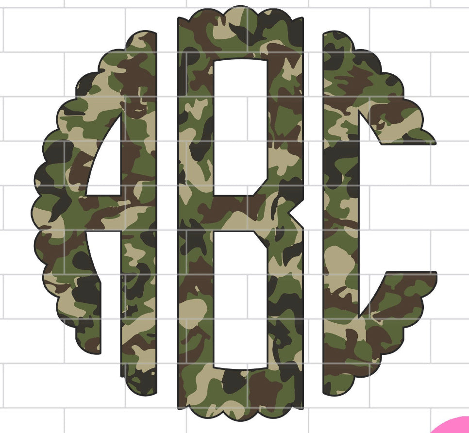Monogram-VARIETY OF STYLES custom DTF