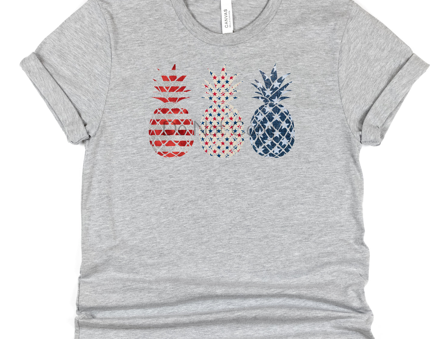 Pineapples patriotic-DTF