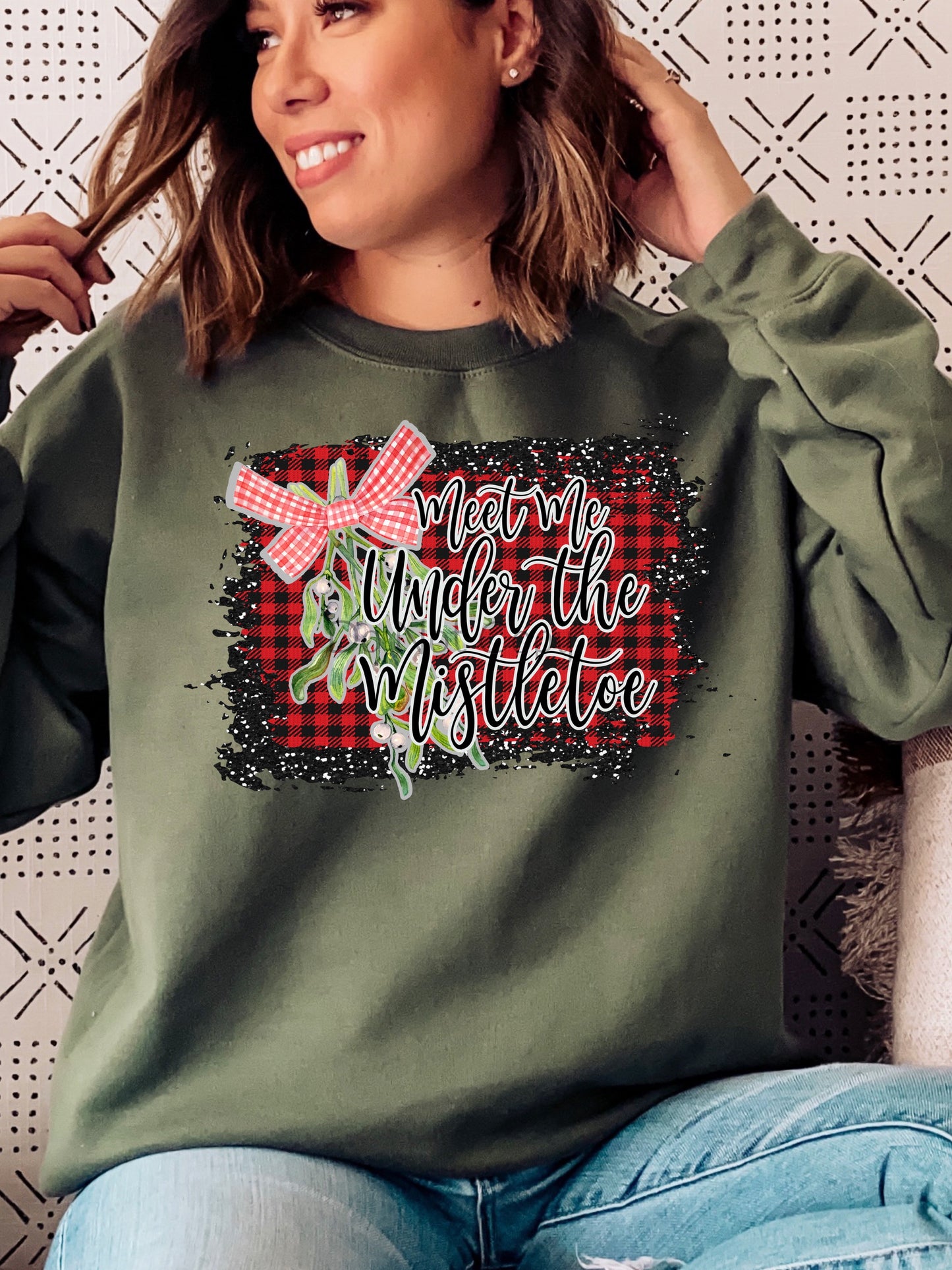 Meet me under the mistletoe-DTF