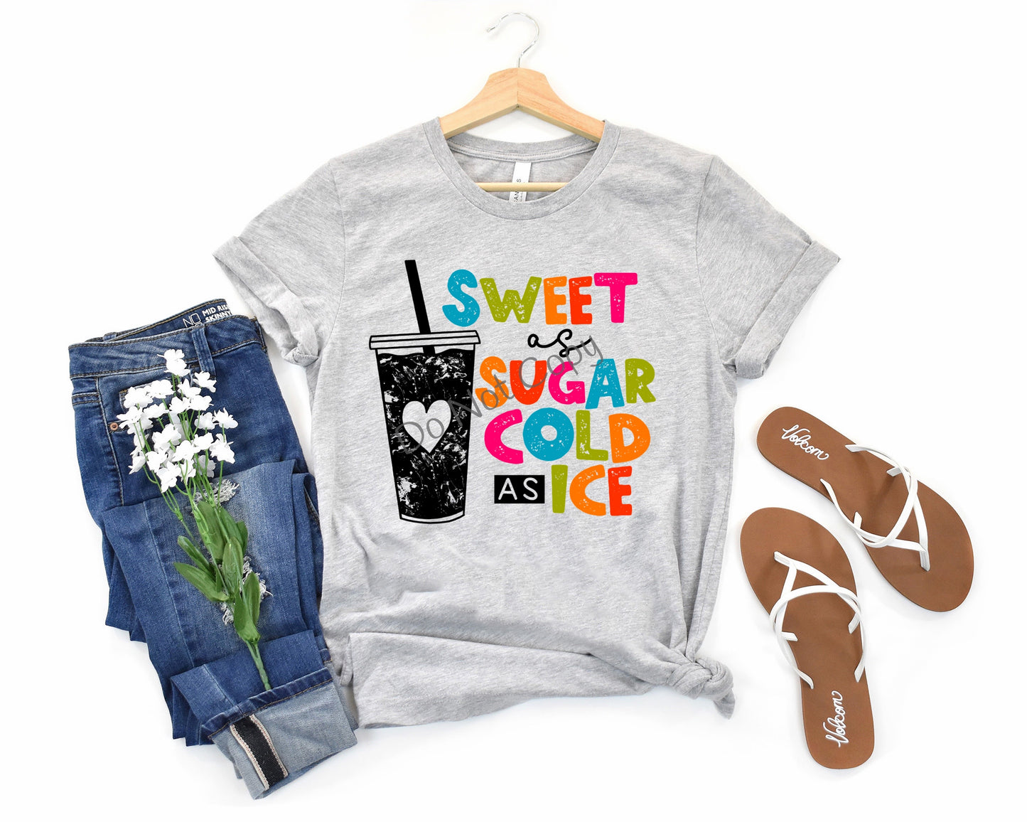 Sweet as sugar cold as ice-DTF